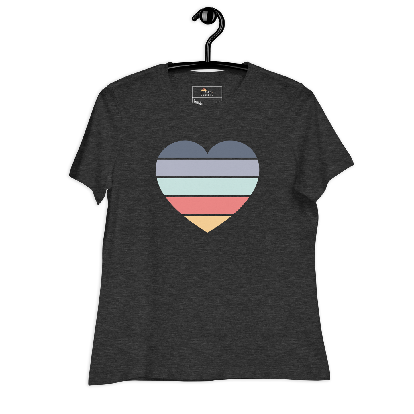 Sunset Heart Women's Relaxed T-Shirt