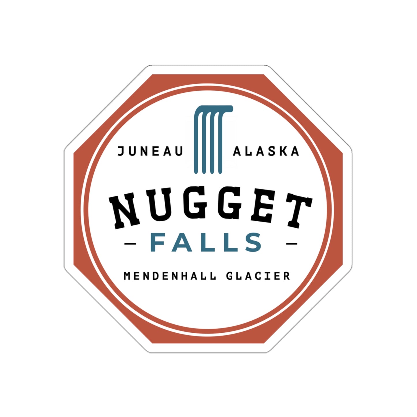 Nugget Falls Sticker