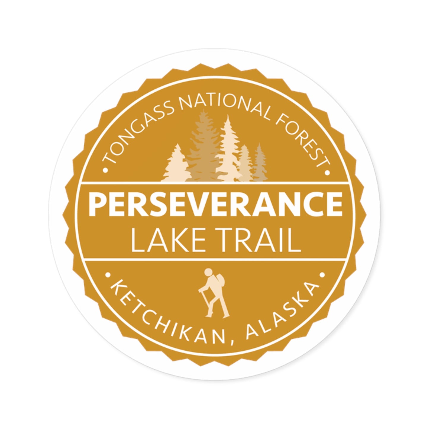 Perseverance Lake Hike Sticker