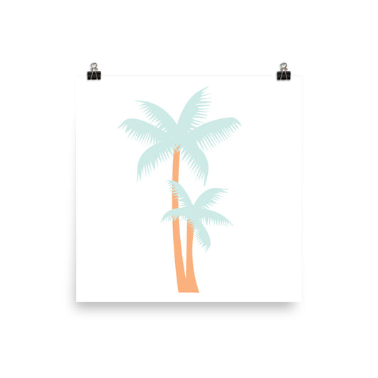 Puamana Palms Art Print Poster