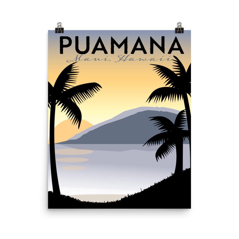 Puamana Art Print Poster