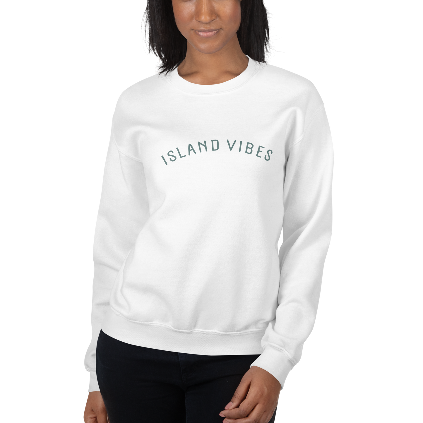 Island Vibes Unisex Crewneck Graphic Sweatshirt