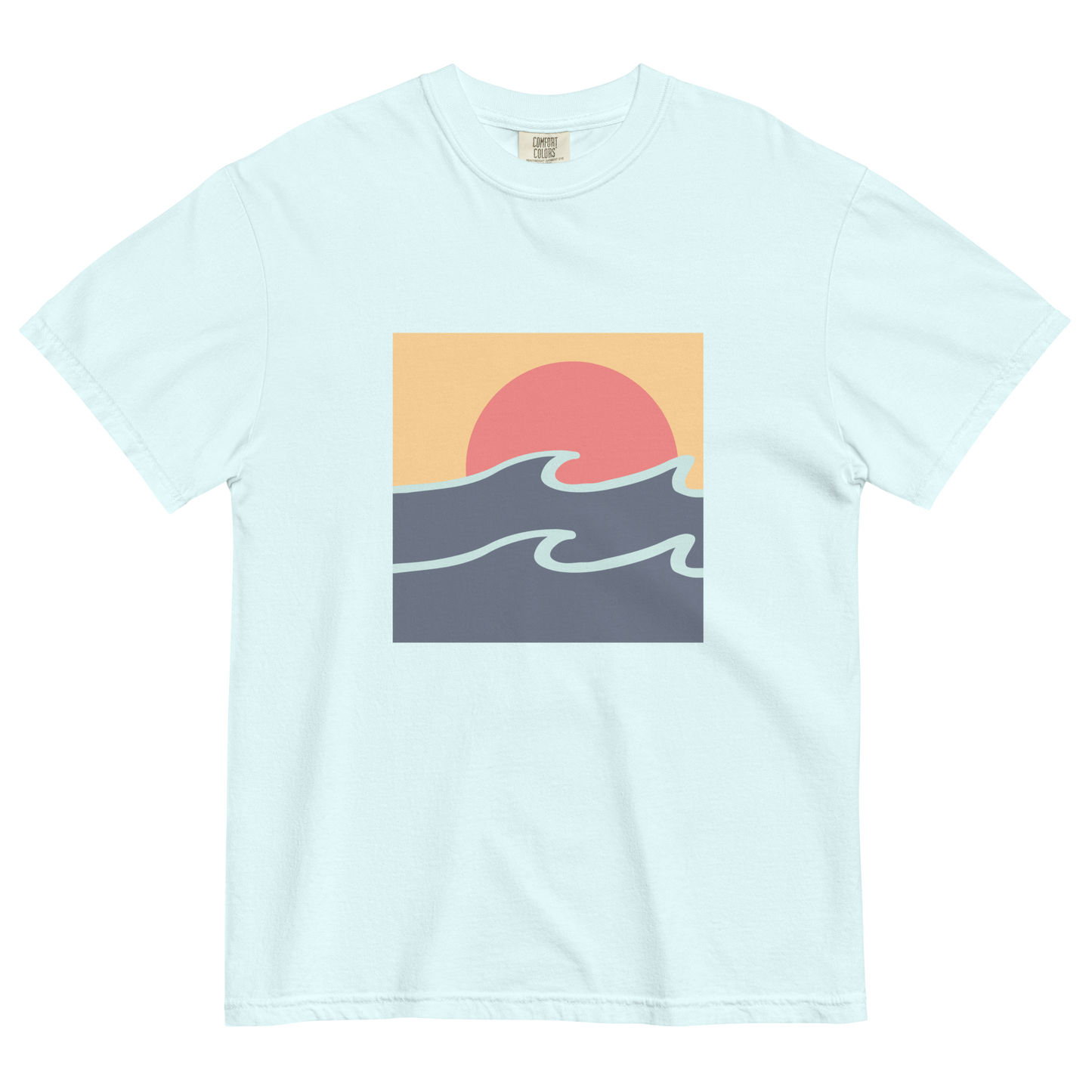 SS Ocean Unisex garment-dyed heavyweight graphic t-shirt