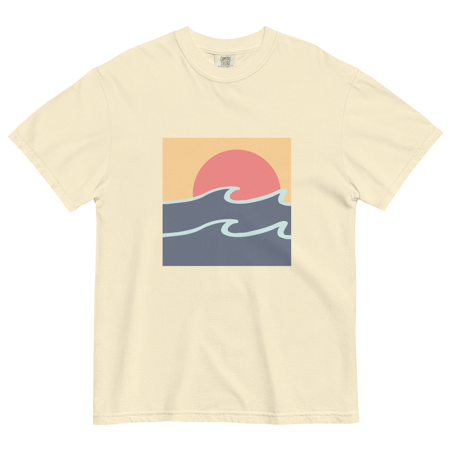 SS Ocean Unisex garment-dyed heavyweight graphic t-shirt