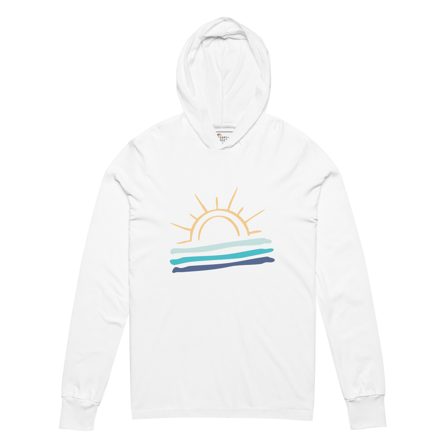 Setting Sun Hooded Long Sleeve Graphic Tee