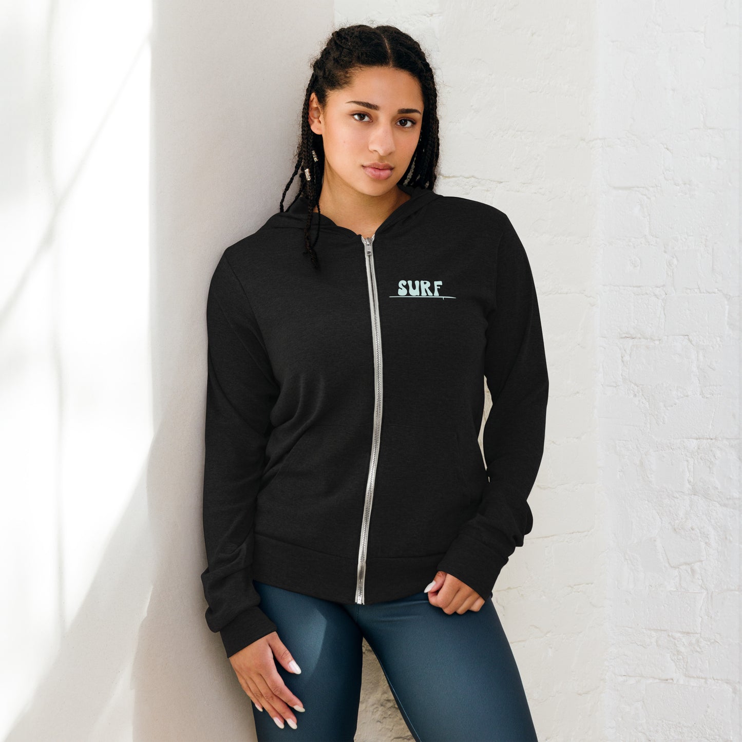 SS Surf x4 Unisex Zipped Graphic Hoodie