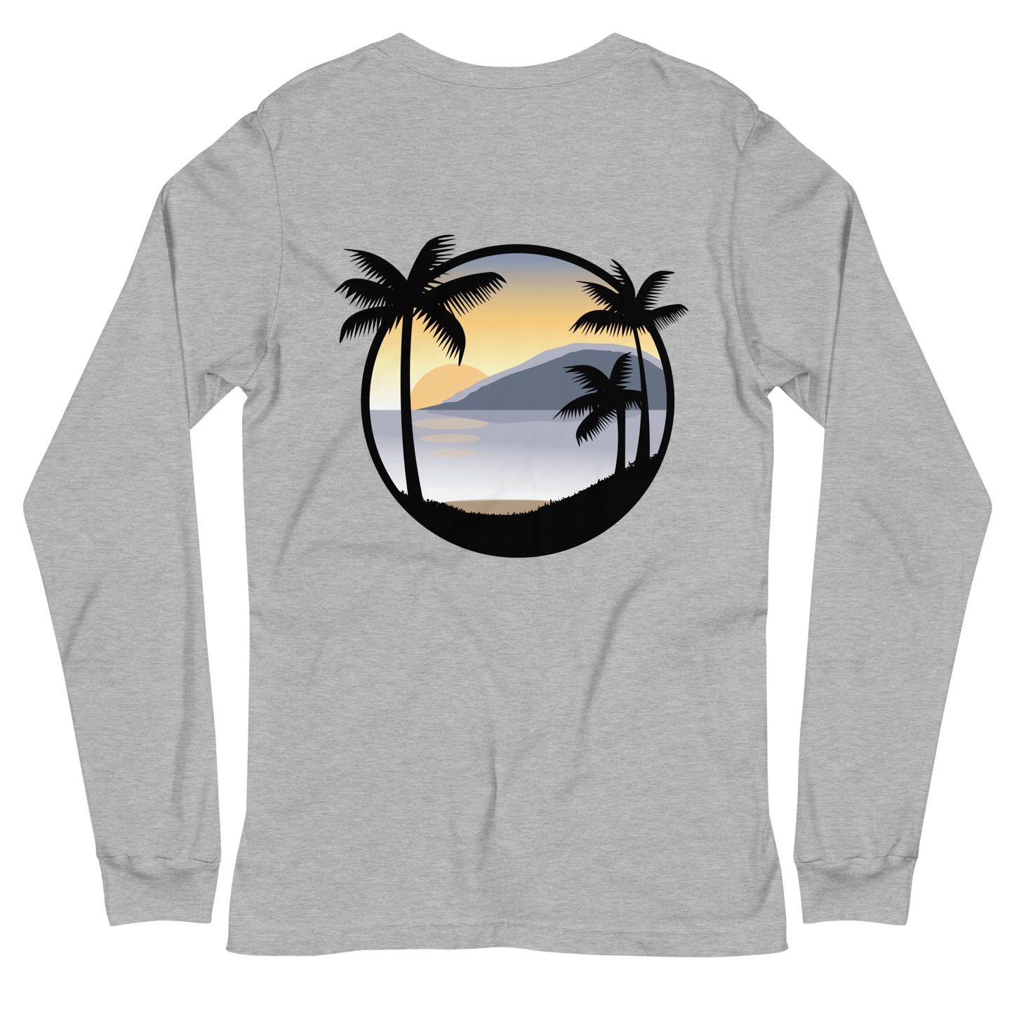 Puamana Sunset Unisex Long Sleeve Graphic Tee