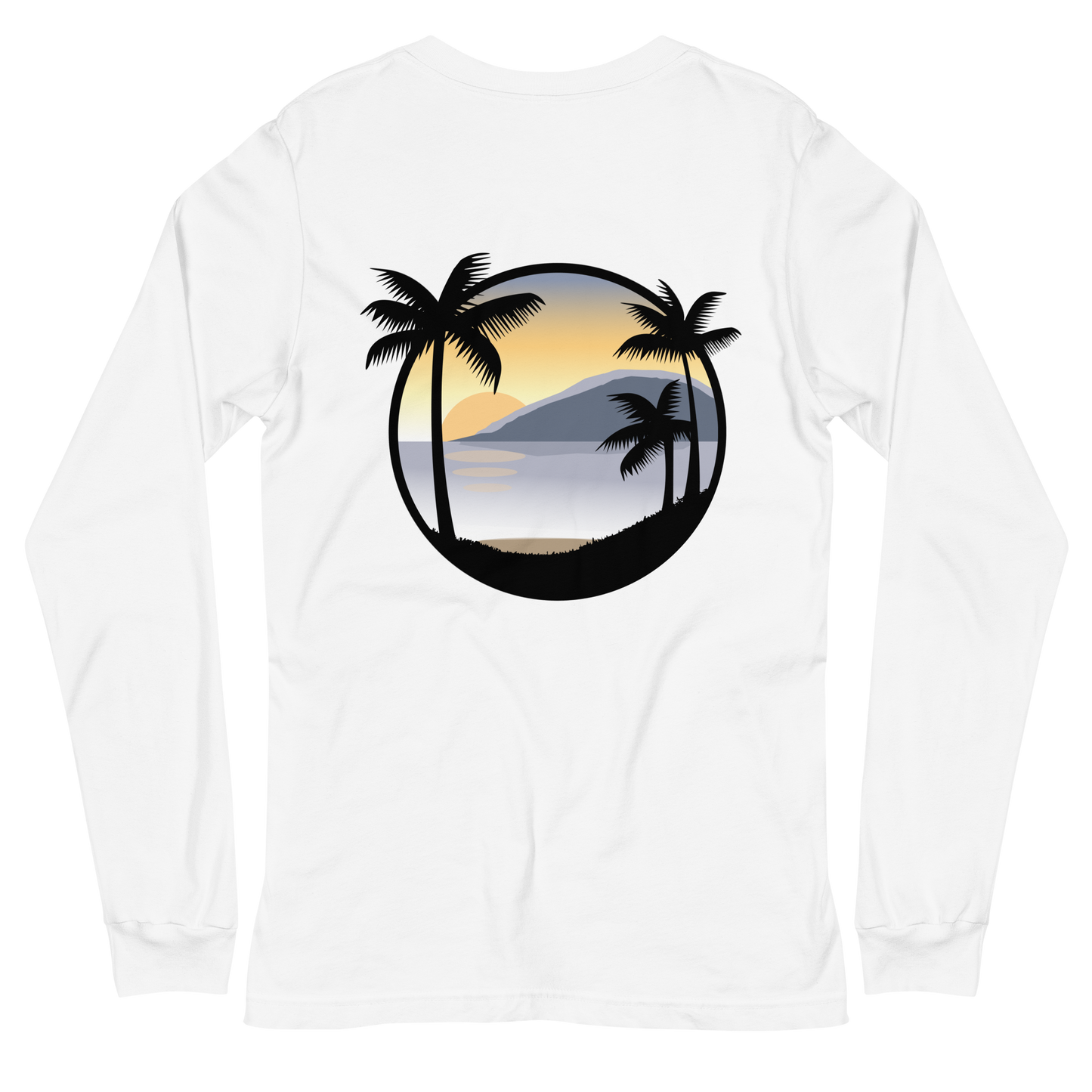 Puamana Sunset Unisex Long Sleeve Graphic Tee