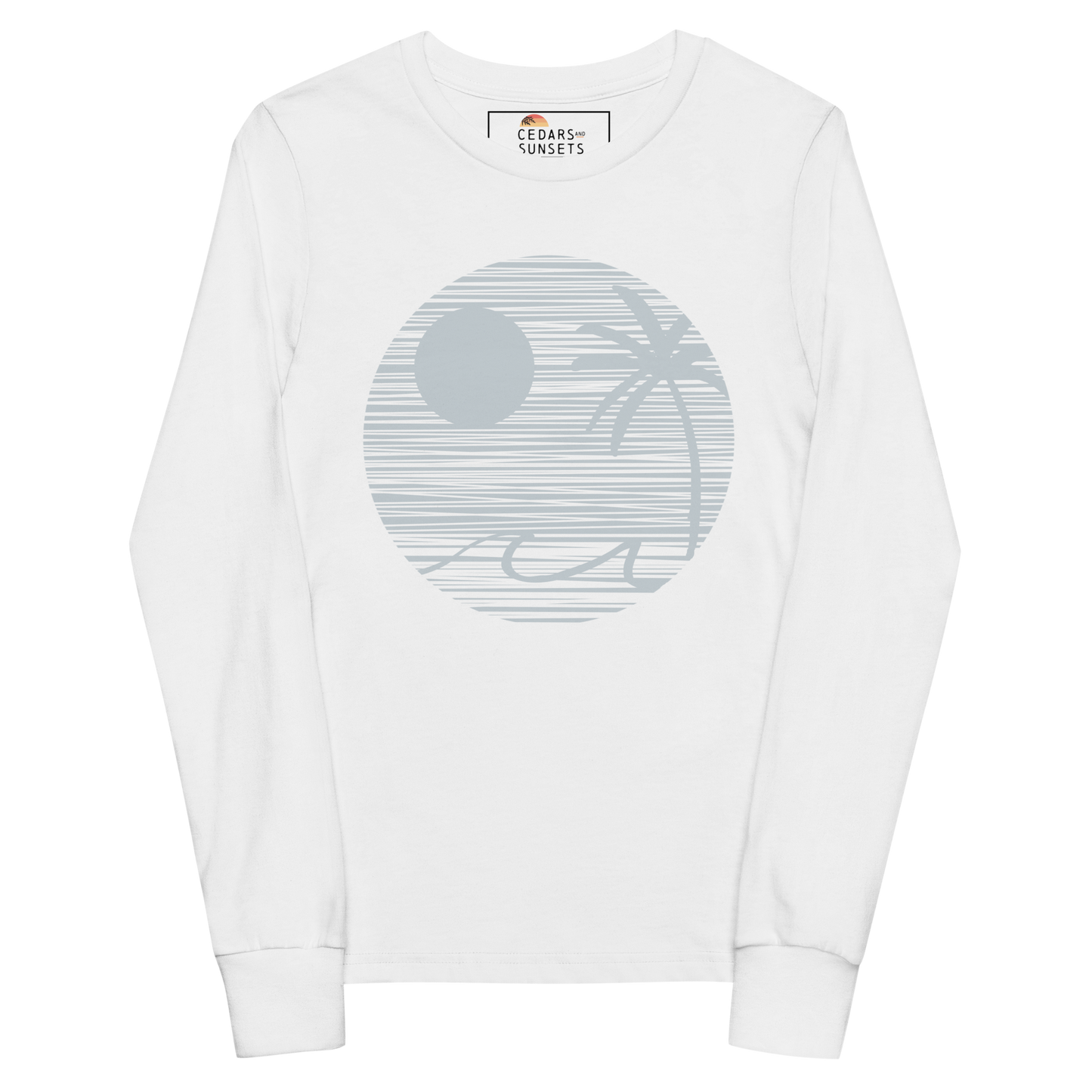 Wavy Days Youth Long Sleeve Graphic Tee