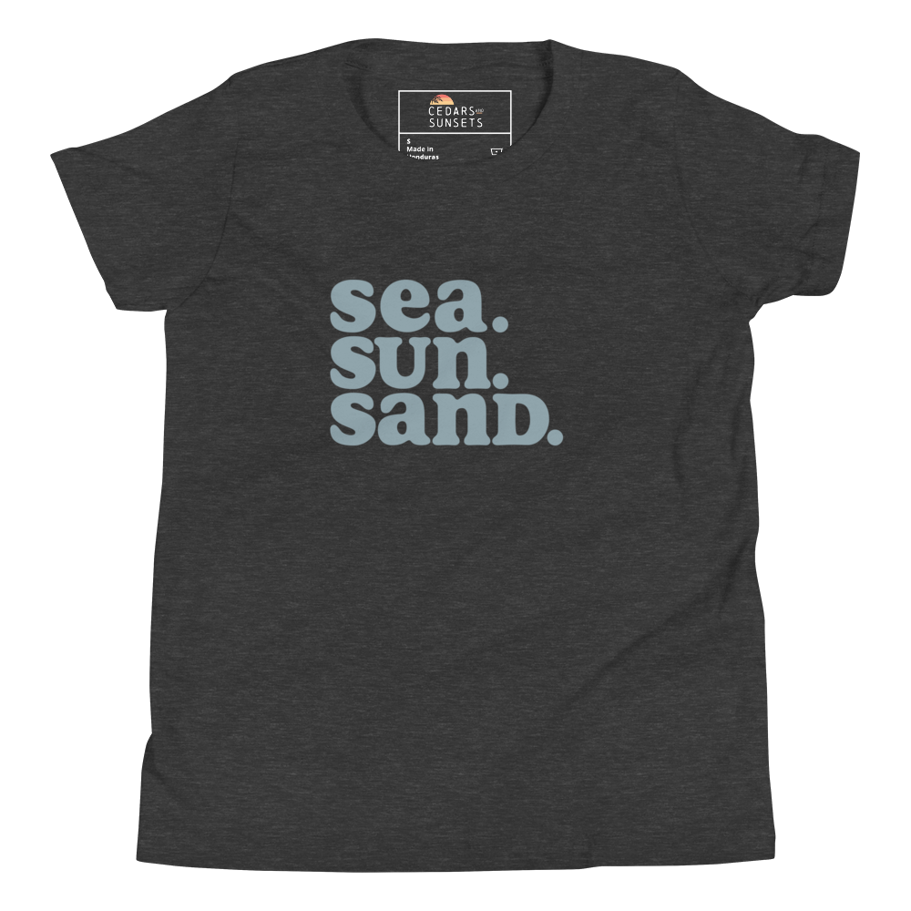 Sea. Sun. Sand. Youth Graphic Tee