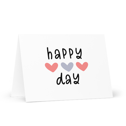 Happy Heart Day Greeting Card