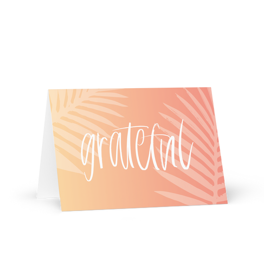 Grateful Greeting card