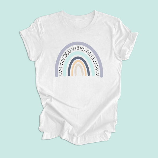 Good Vibes Rainbow Unisex Graphic Tee