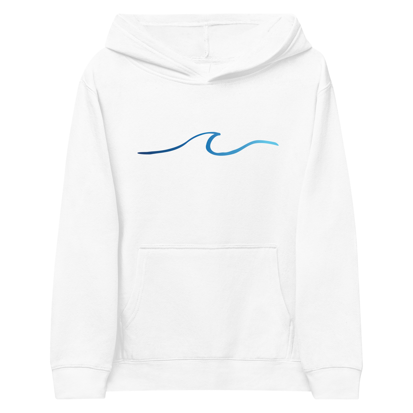 Ombre Wave Youth Graphic Hoodie