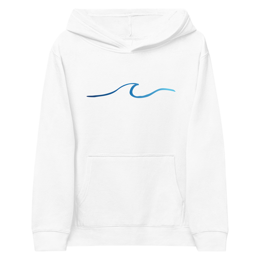 Ombre Wave Youth Graphic Hoodie