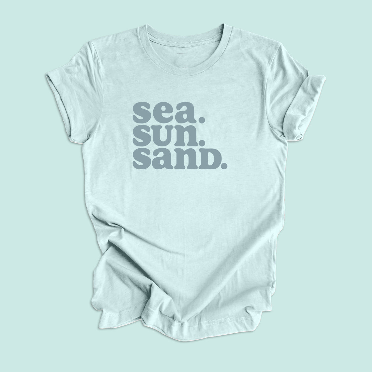 Sea. Sun. Sand. Unisex Graphic Tee