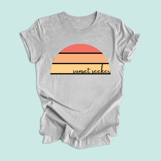 Sunset Seeker Unisex Graphic Tee