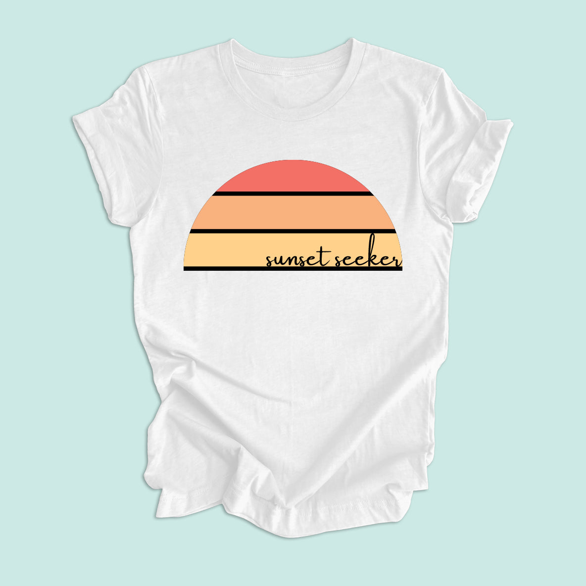 Sunset Seeker Unisex Graphic Tee