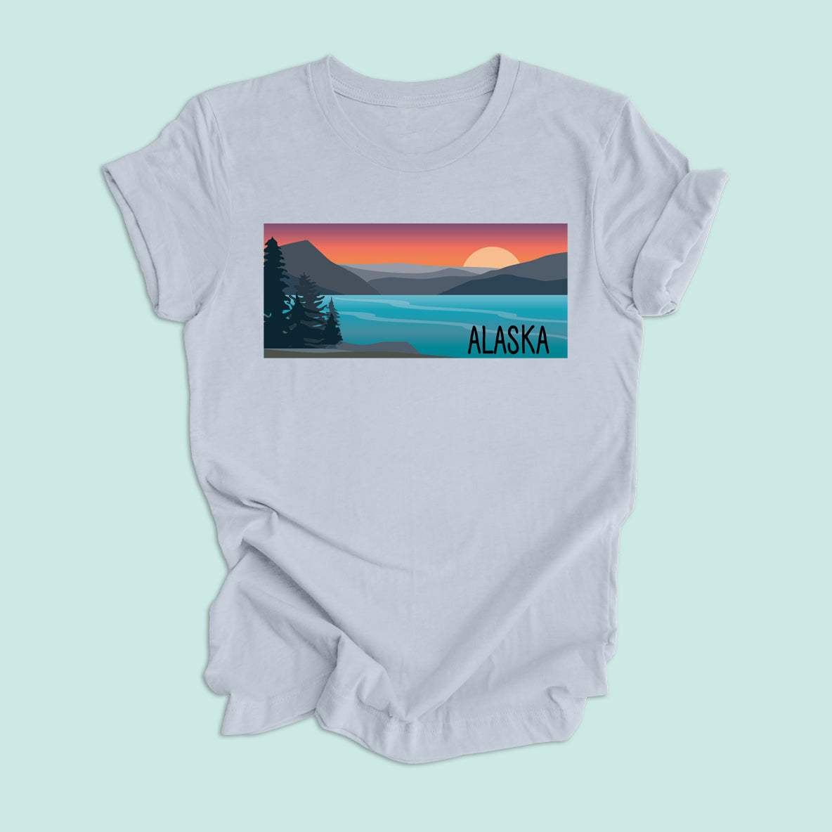 Alaska Sunset Unisex Graphic Tee