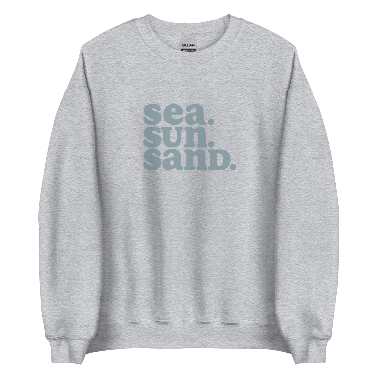 Sea Sun Sand Unisex Graphic Crewneck Sweatshirt