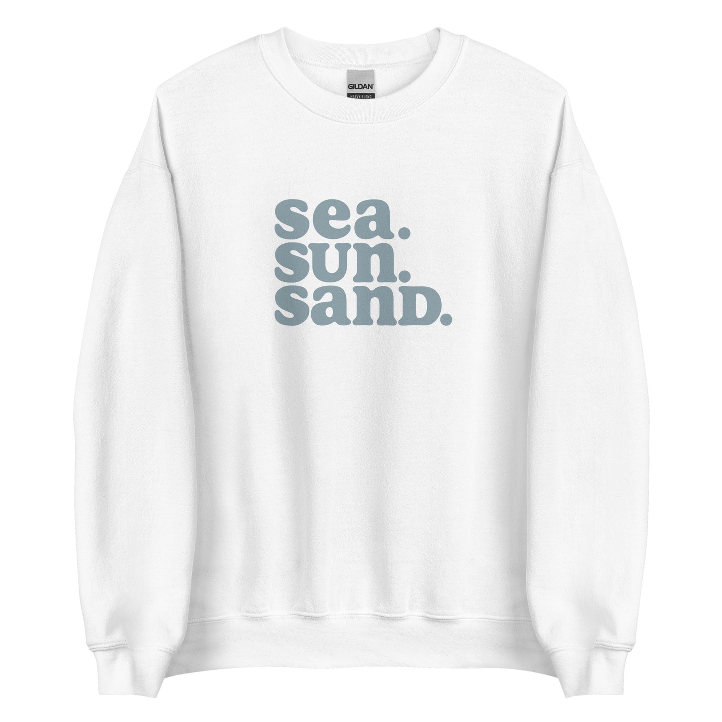 Sea Sun Sand Unisex Graphic Crewneck Sweatshirt