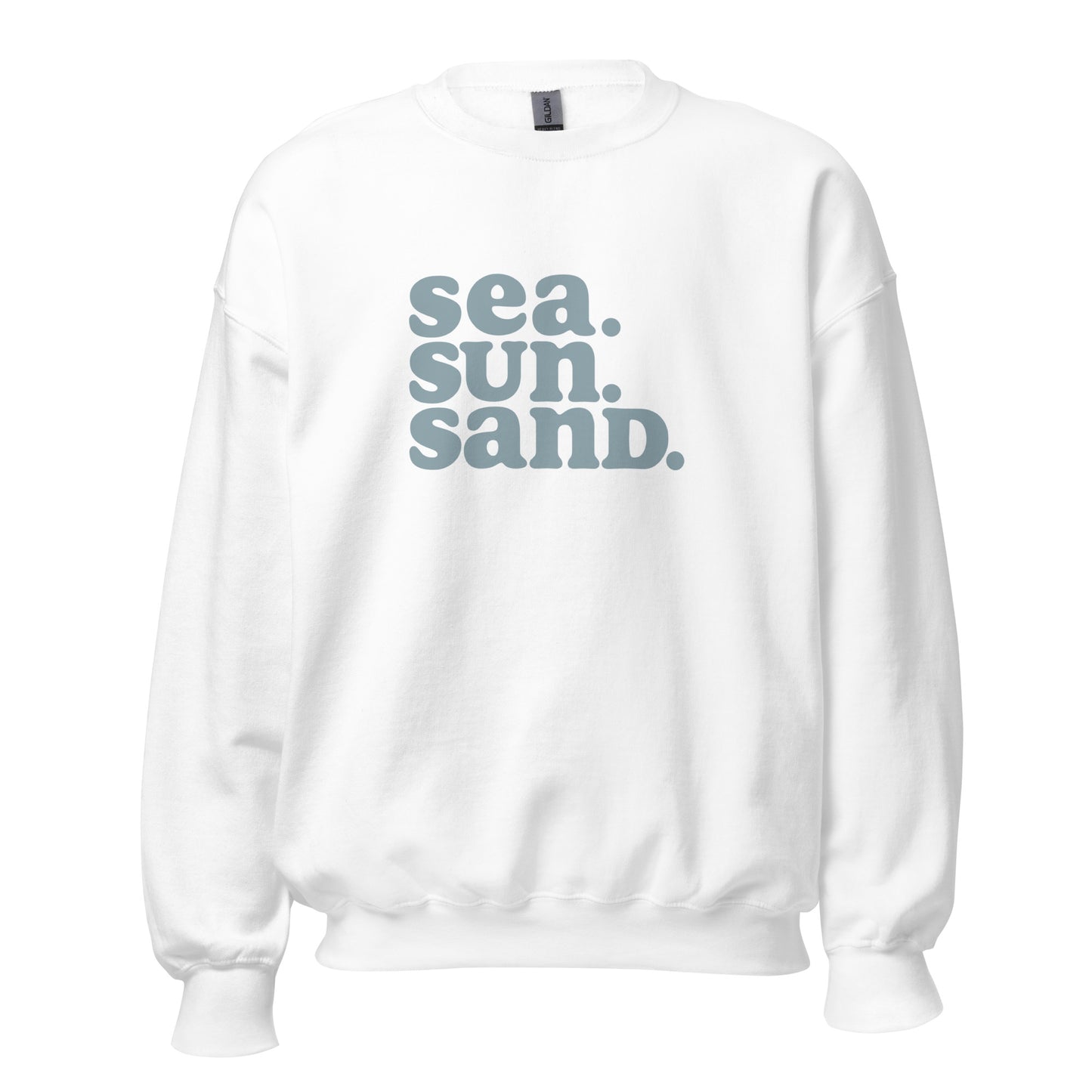 Sea Sun Sand Unisex Graphic Crewneck Sweatshirt