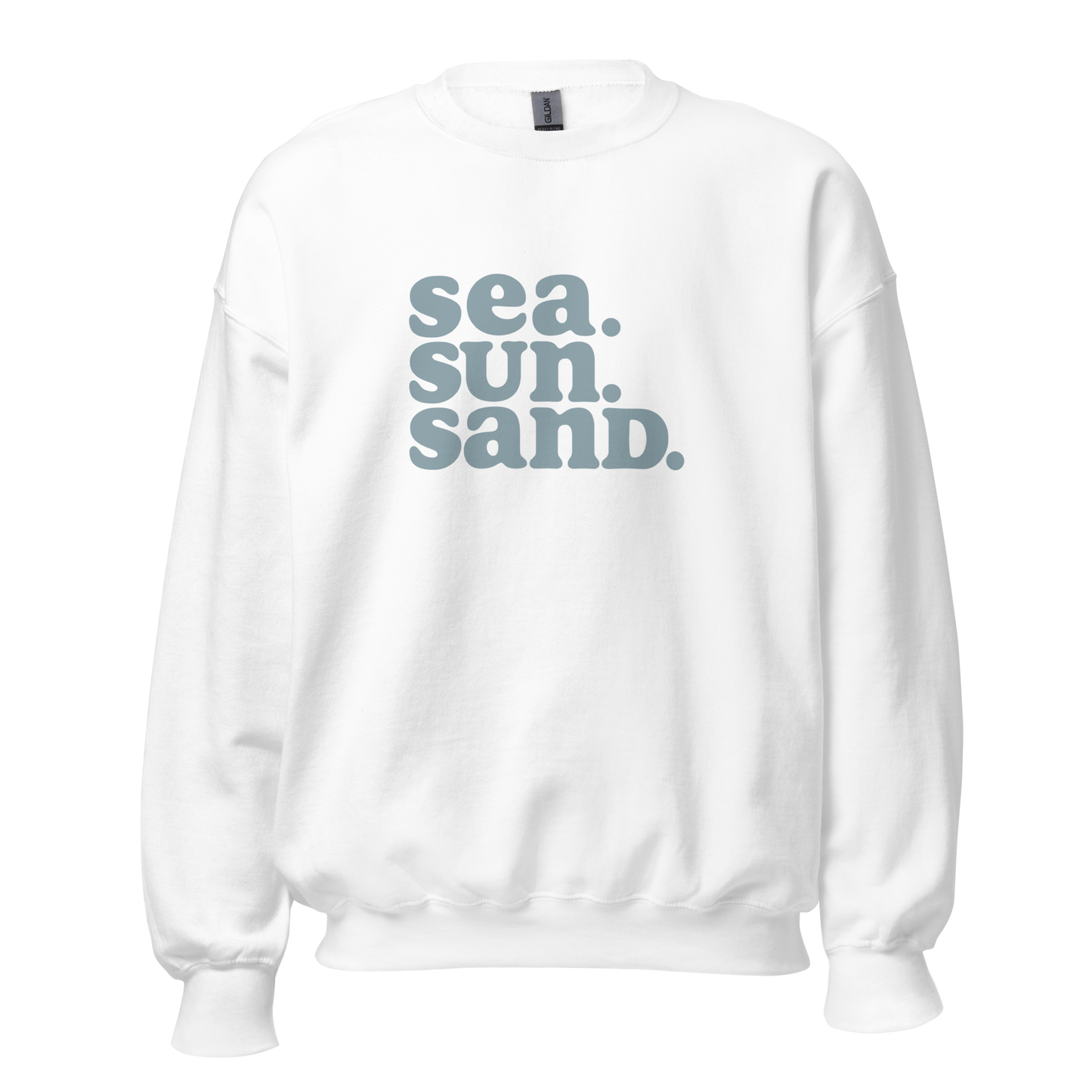 Sea Sun Sand Unisex Graphic Crewneck Sweatshirt