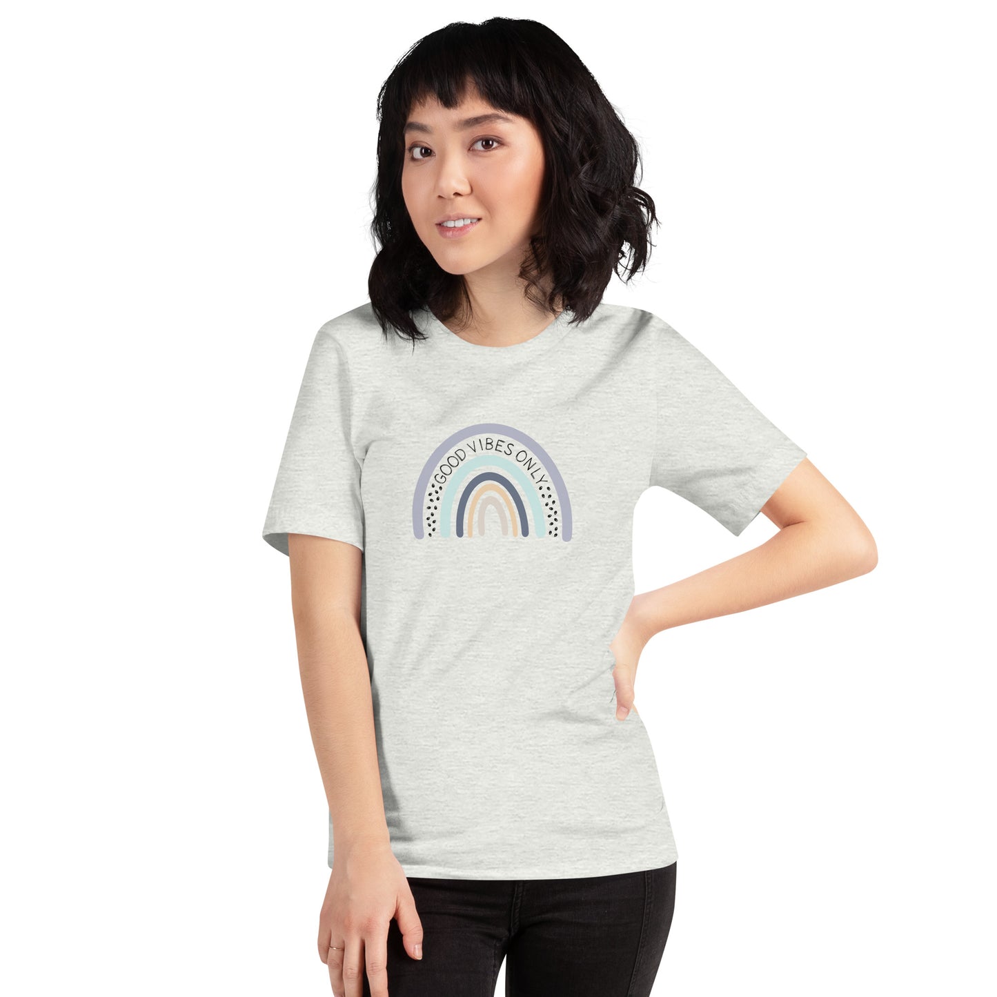 Good Vibes Rainbow Unisex Graphic Tee