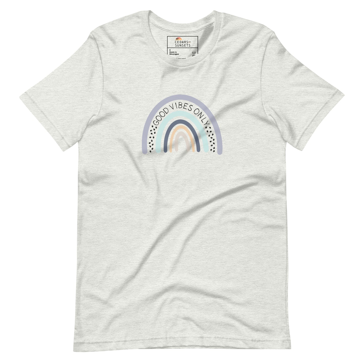 Good Vibes Rainbow Unisex Graphic Tee