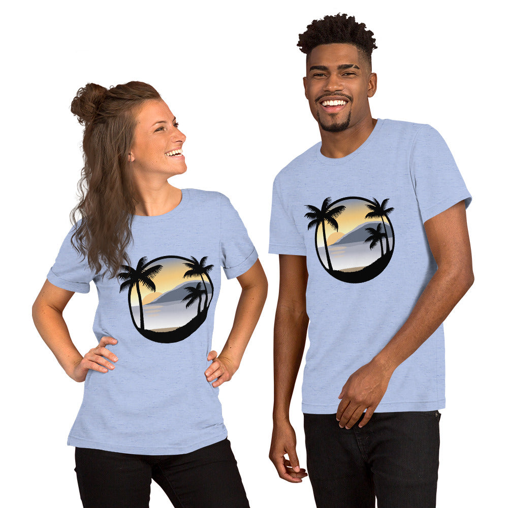 Island Sunset Unisex Graphic Tee