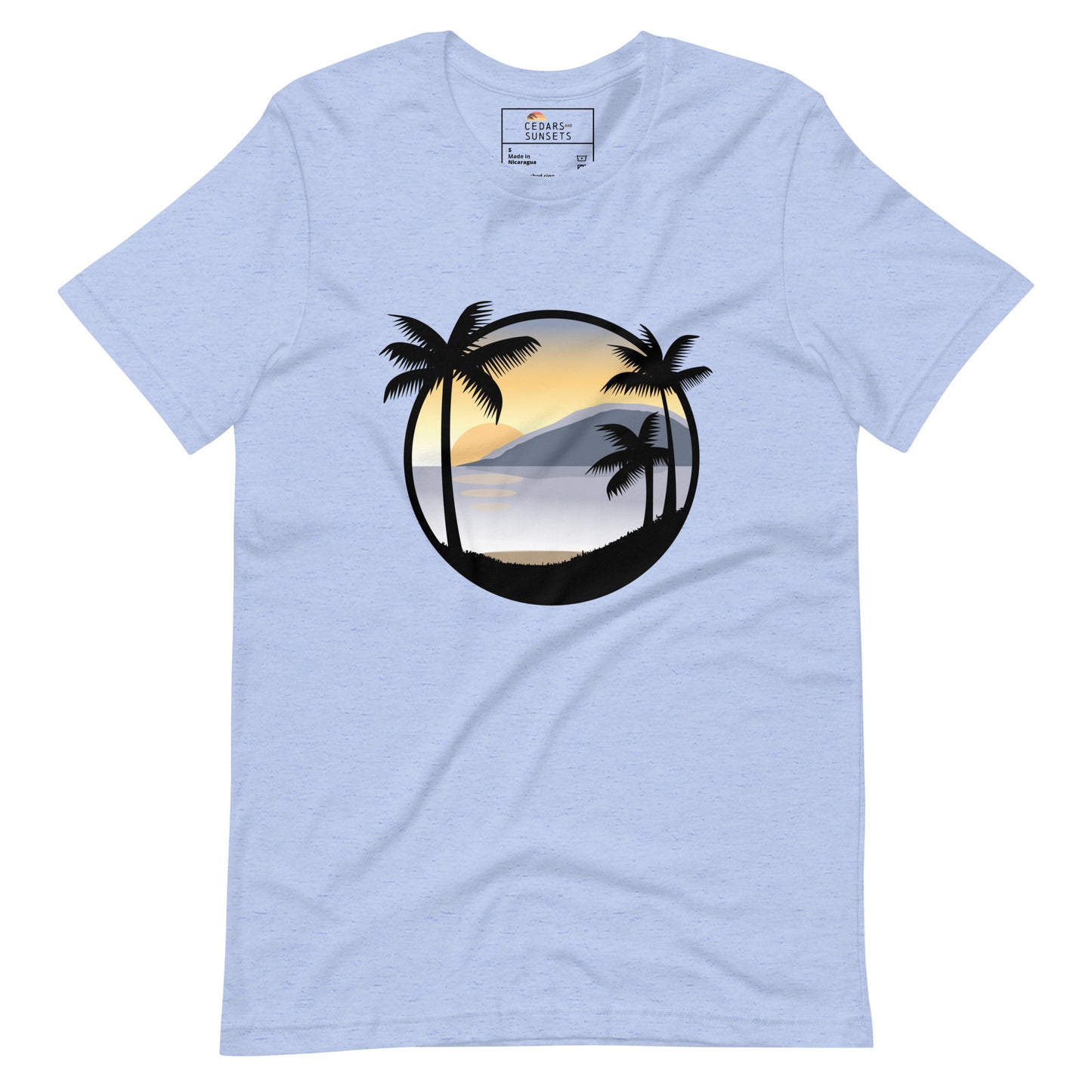 Island Sunset Unisex Graphic Tee