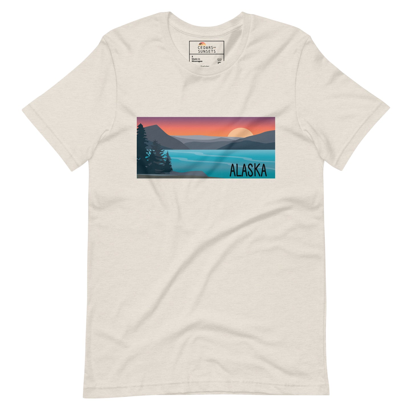 Alaska Sunset Unisex Graphic Tee