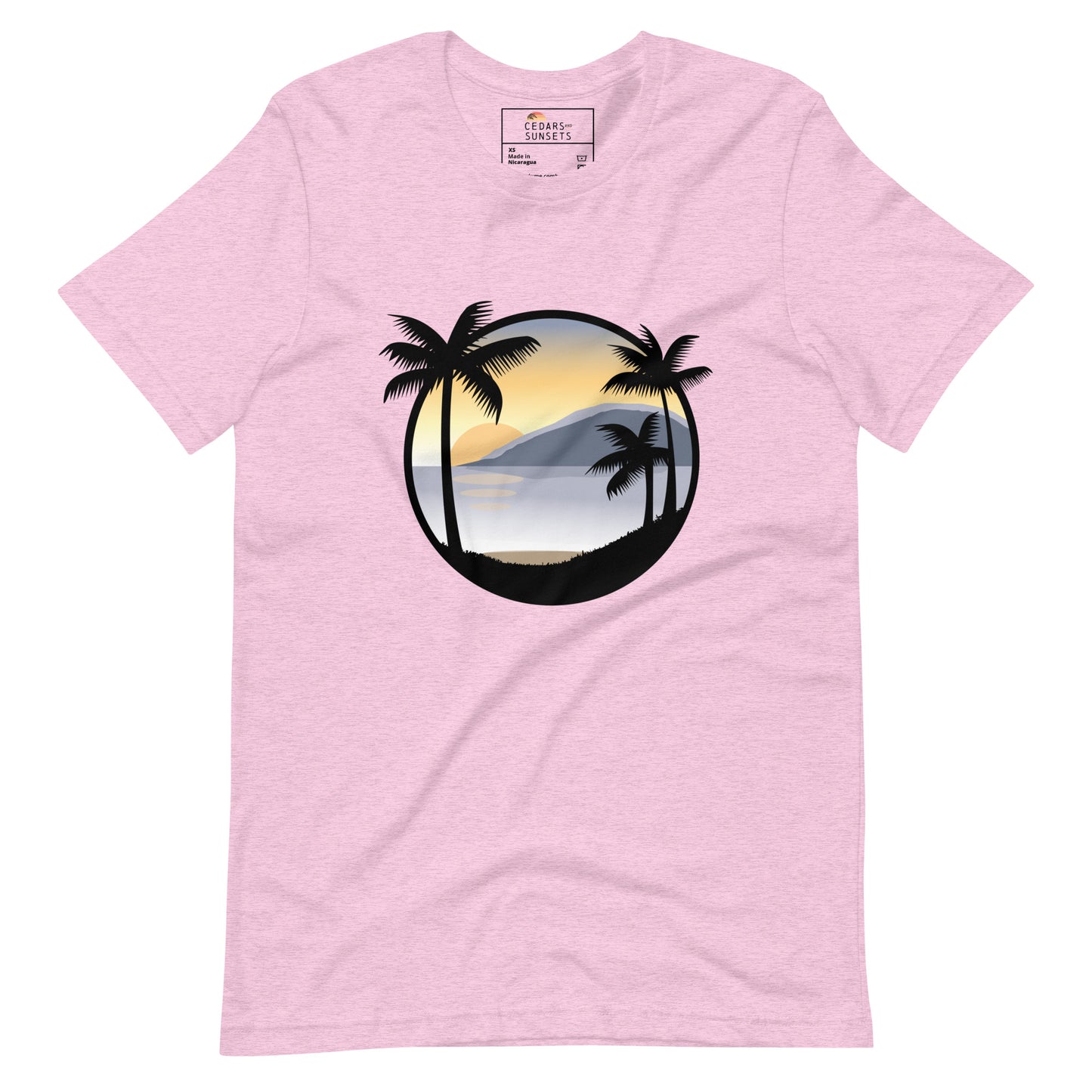 Island Sunset Unisex Graphic Tee