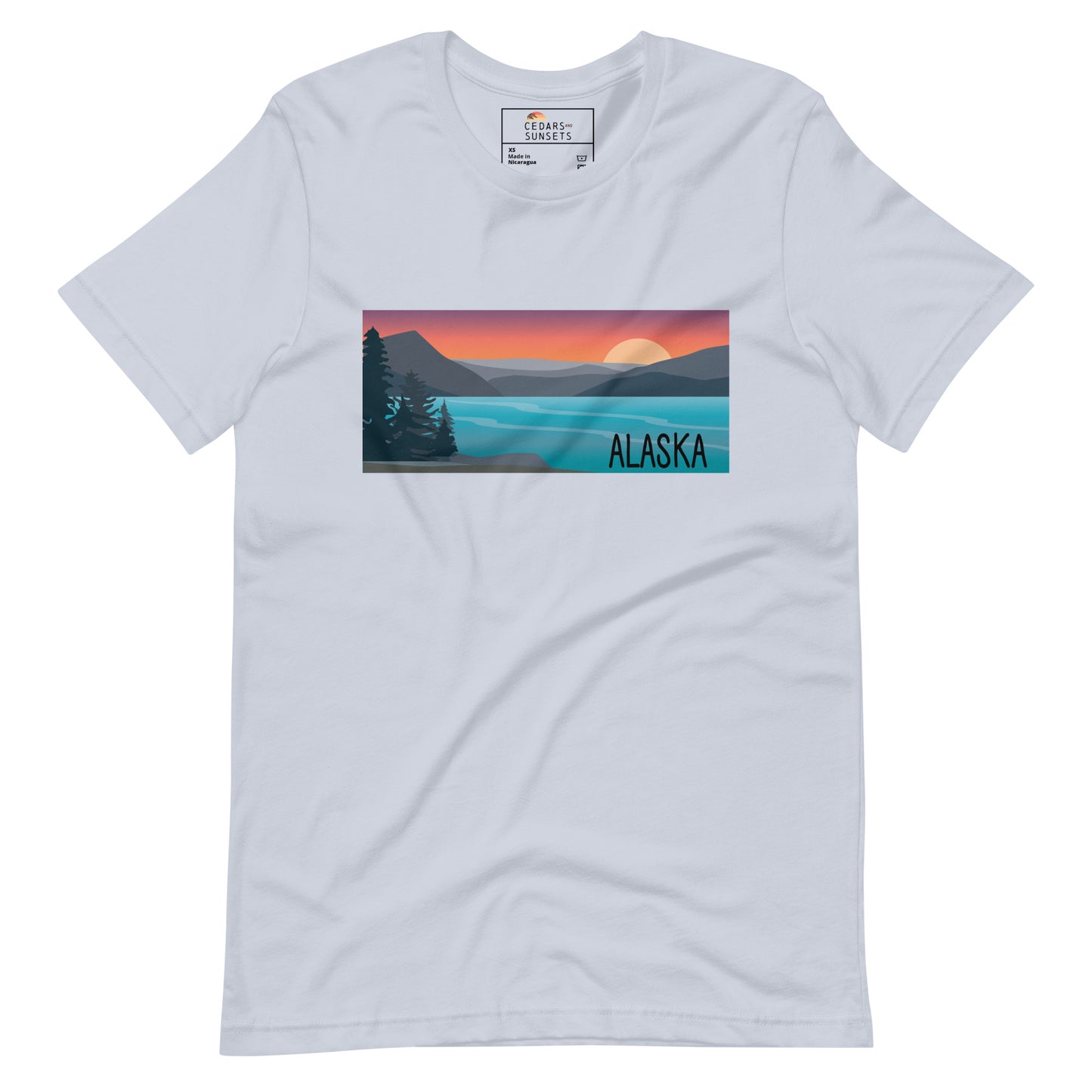 Alaska Sunset Unisex Graphic Tee