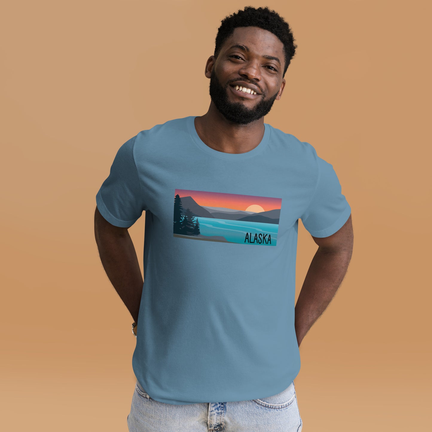 Alaska Sunset Unisex Graphic Tee