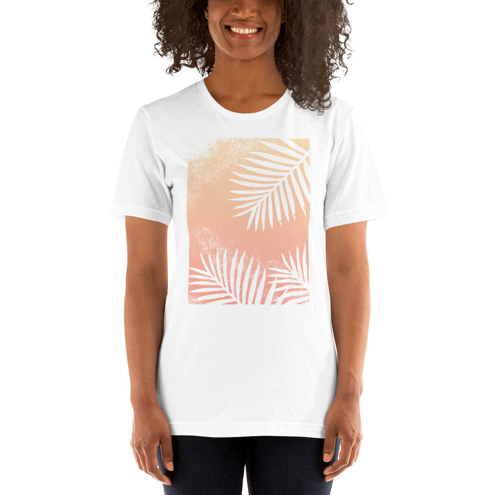 Soft Sky Palm Unisex Graphic Tee