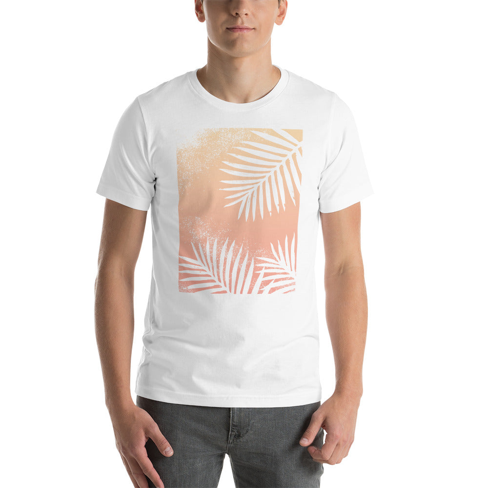 Soft Sky Palm Unisex Graphic Tee