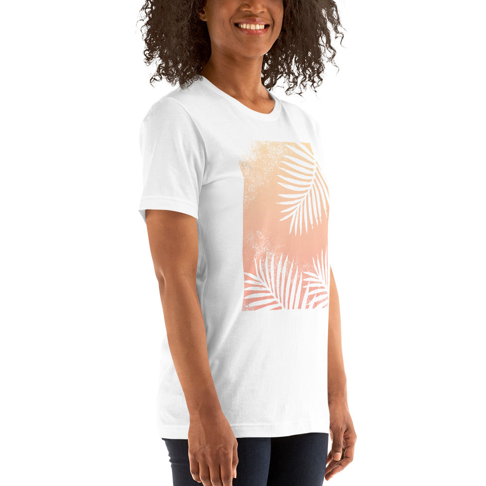 Soft Sky Palm Unisex Graphic Tee