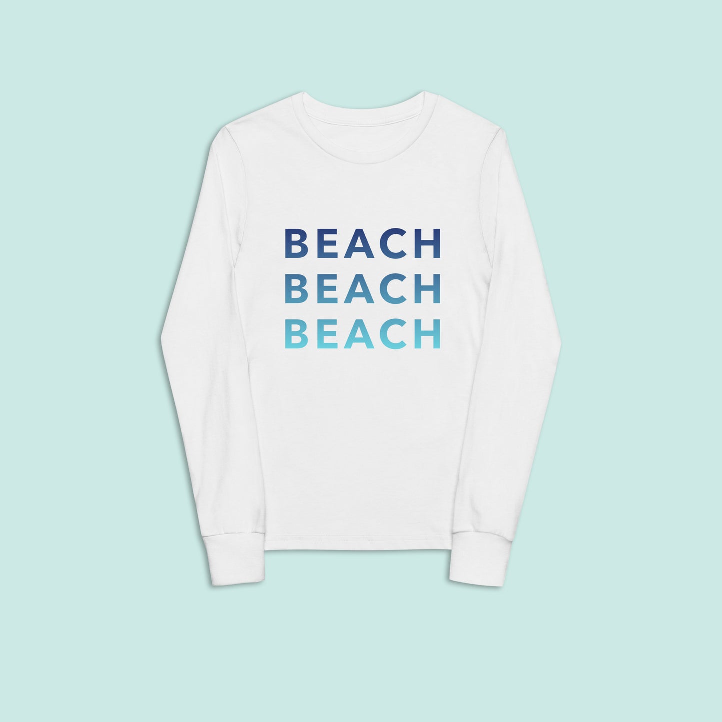 Youth Beach Day Long Sleeve Graphic Tee