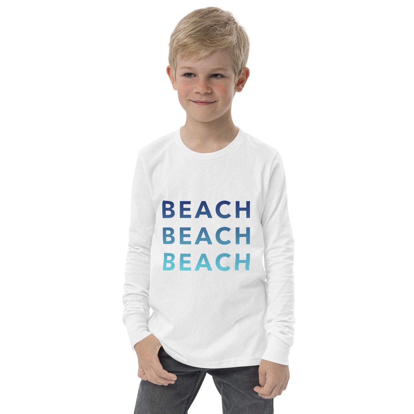 Youth Beach Day Long Sleeve Graphic Tee