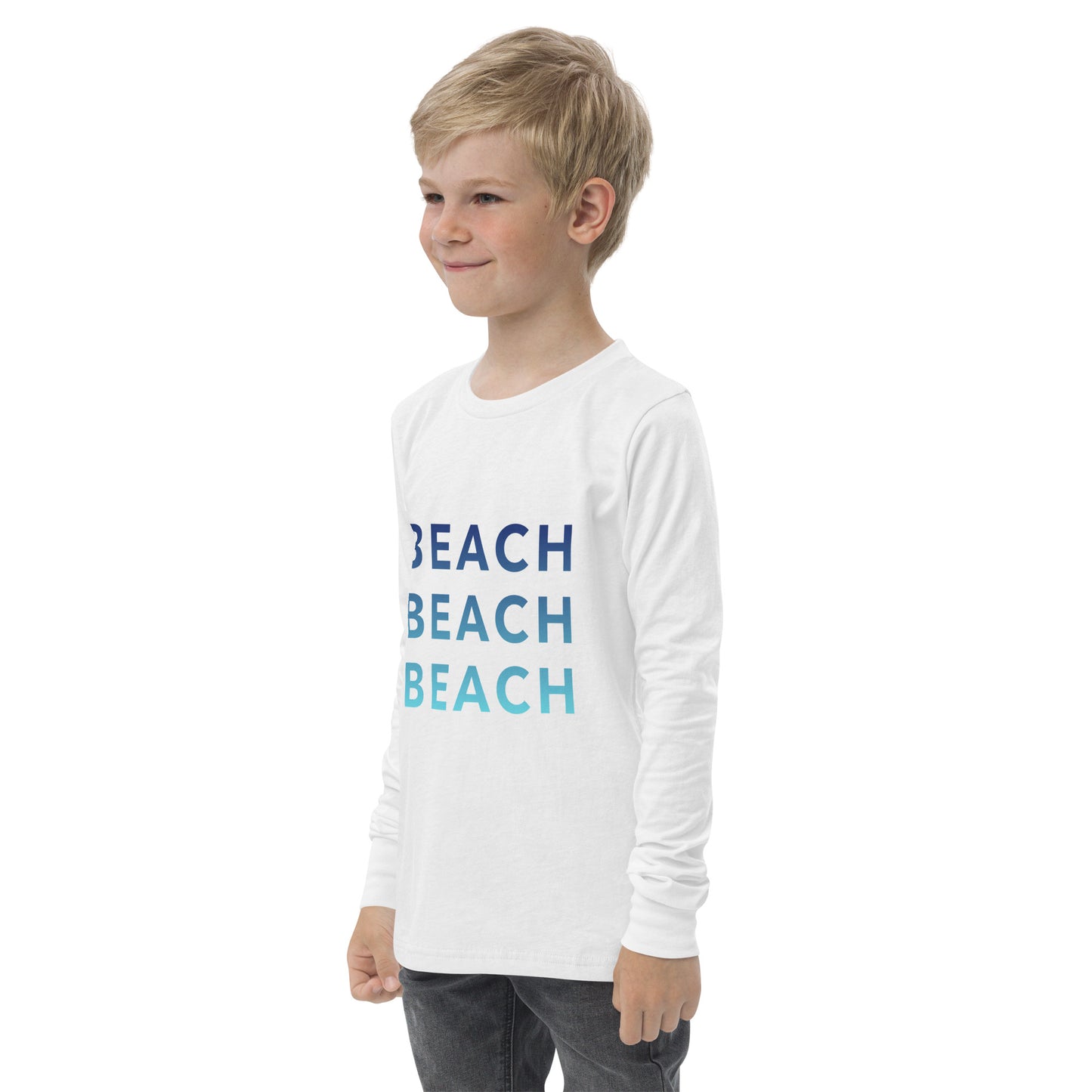 Youth Beach Day Long Sleeve Graphic Tee