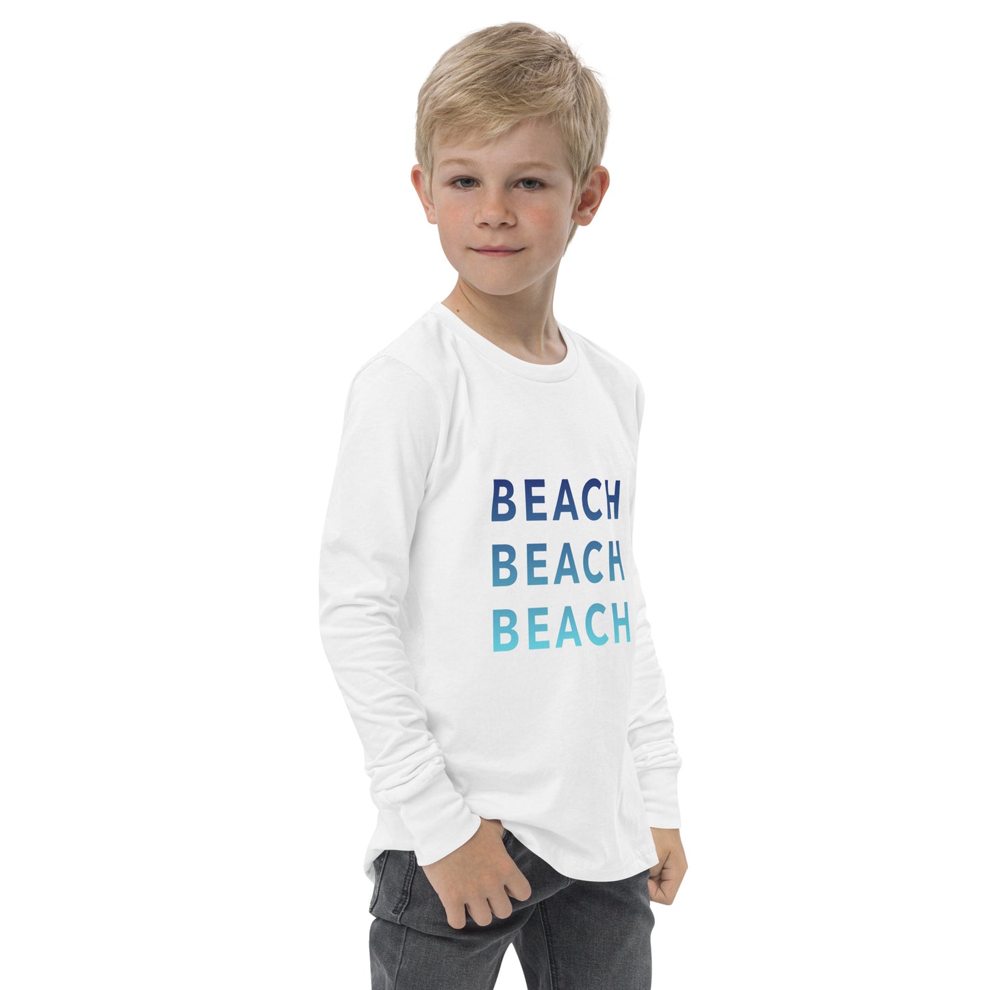 Youth Beach Day Long Sleeve Graphic Tee