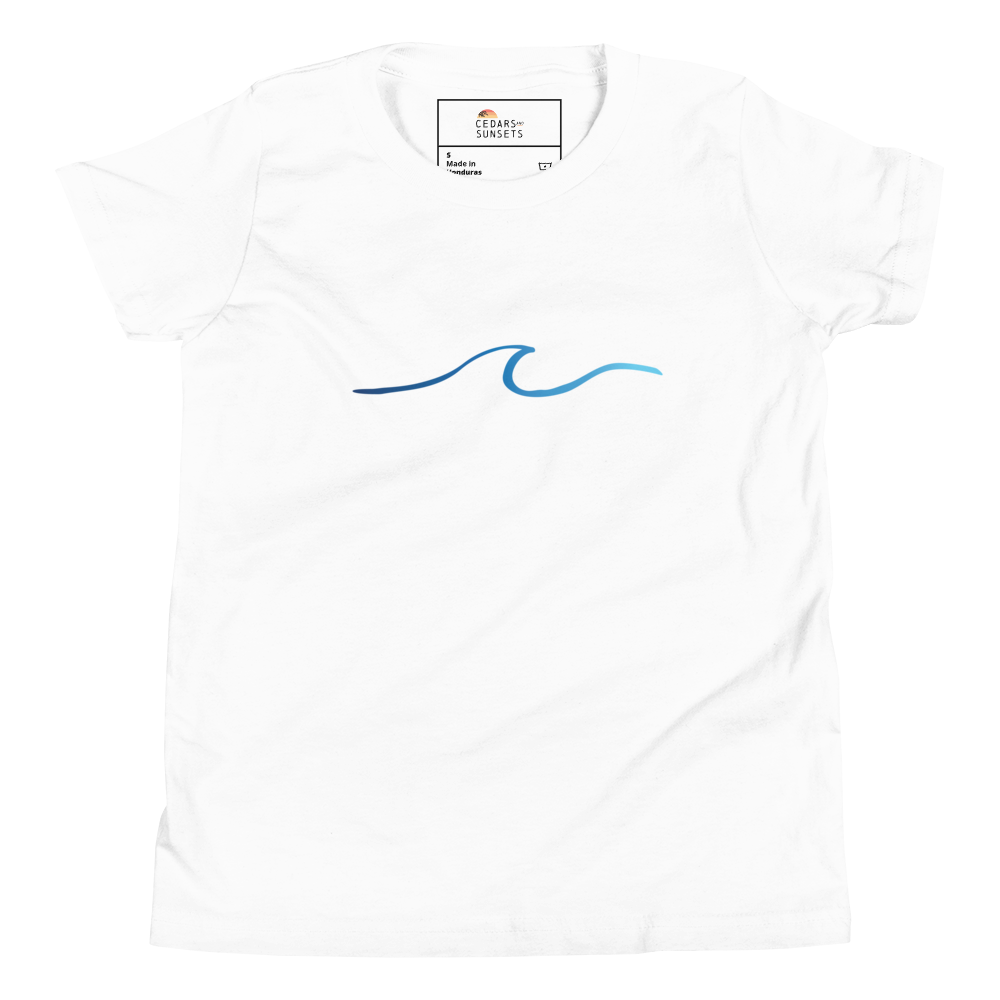 Ombre Wave Youth Graphic Tee