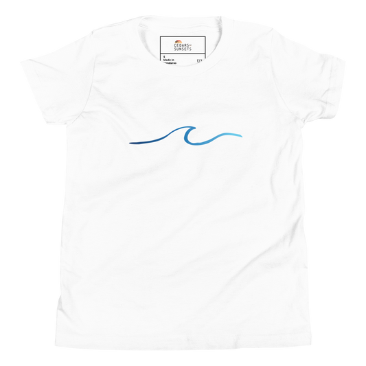 Ombre Wave Youth Graphic Tee